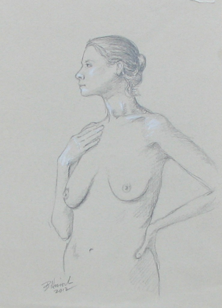 elegant nude torso