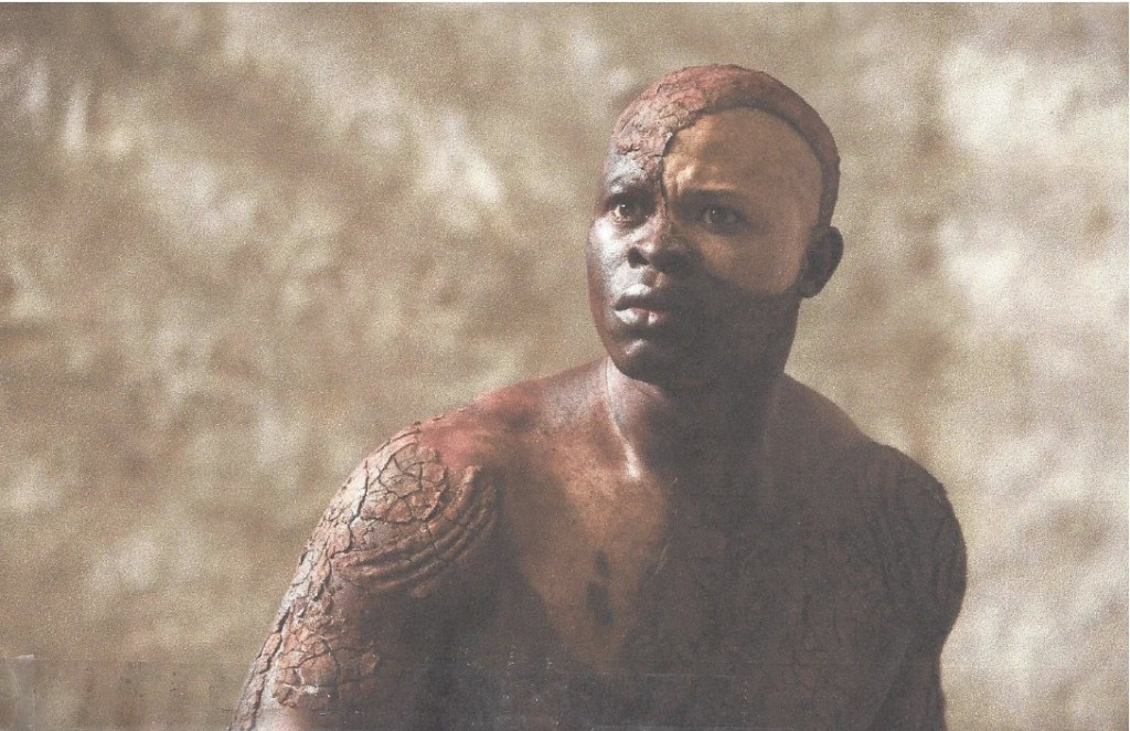 Djimon Hounsou in the Julie Taymor film adaptation of "The Tempest" (2010), starring Helen Mirren as "Prospera." Hounsou also played the leader of the slave mutiny in Steven Spielberg's 1997 film "Amistad."