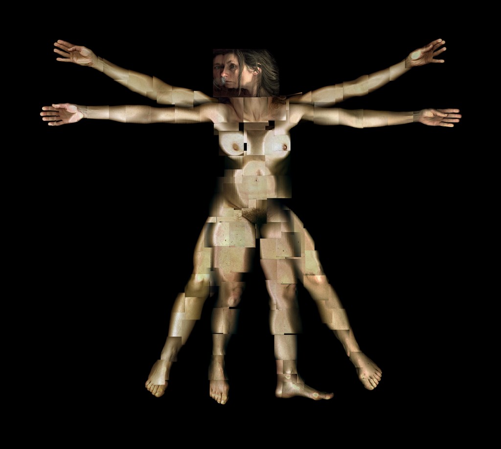 Vitruvian Me from the series The Body Ineffable (Les maux non dits), 88.9 x 81.3cm, Inkjet Print (2008)