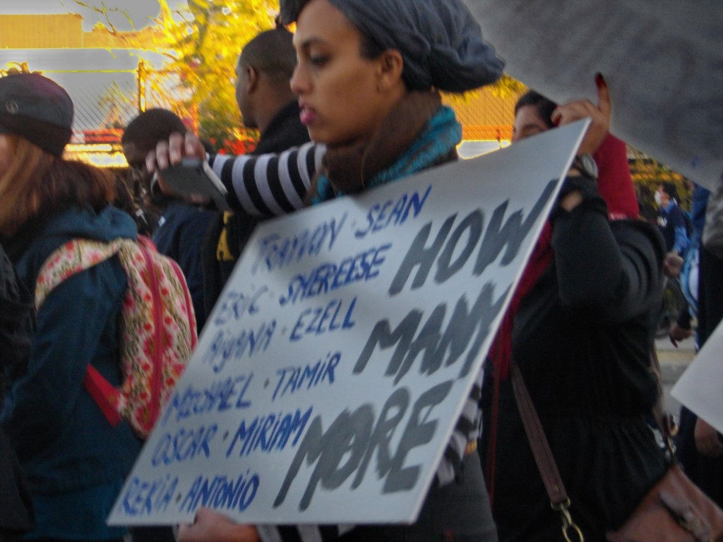 At the Millions March LA