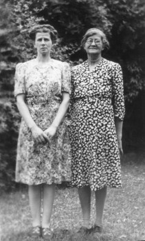 Marjorie & my grandmother 1950