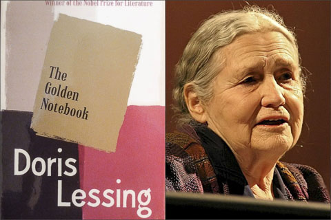 Doris Lessing Golden Notebook collage