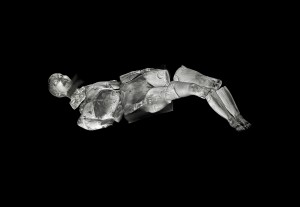 Self-portrait #6 from MRI from the series The Body Ineffable (Les maux non dits), 72 x 105 cm, Inkjet Print (2008)